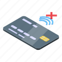 credit, card, payment, cancellation, isometric