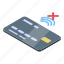 credit, card, payment, cancellation, isometric 