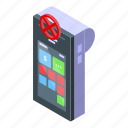 pos, cancel, payment, isometric