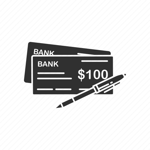 Bank cheque, cheque, one hundred dollar, payment icon - Download on Iconfinder