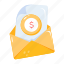 payment envelope, money envelope, salary email, tax letter 