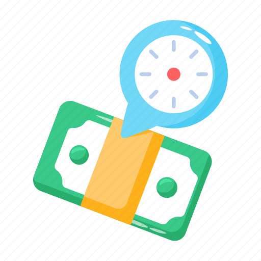 Time payment, time is money, cash payment, due payment, schedule payment icon - Download on Iconfinder