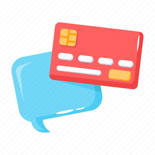 Credit card, debit card, bank card, payment message, bank message icon - Download on Iconfinder