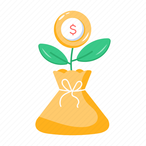 Investment growth, money plant, money growth, financial growth, economic growth icon - Download on Iconfinder
