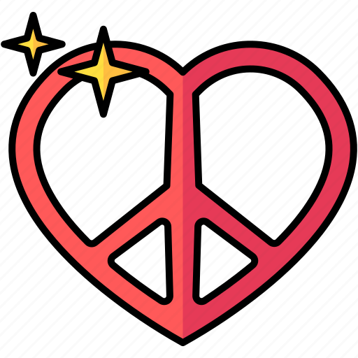 Heart, love, pacifism, harmony icon - Download on Iconfinder