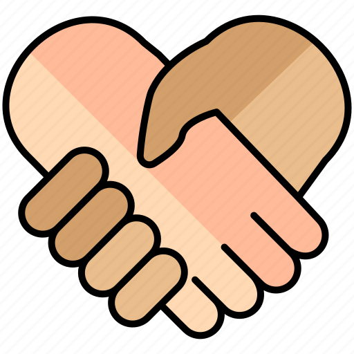 Hand, shake, gesture, heart icon - Download on Iconfinder