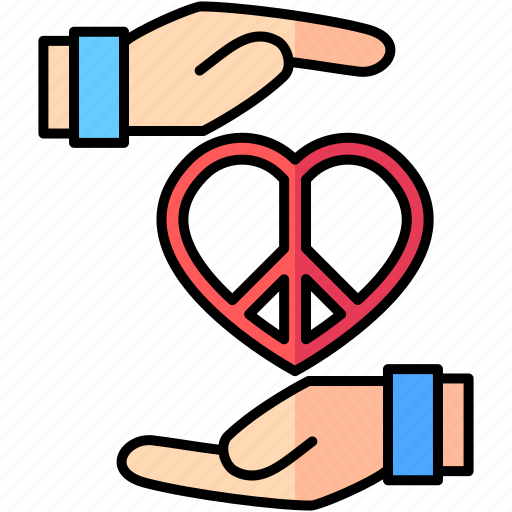 Pacifism, peace, friendship, hand icon - Download on Iconfinder