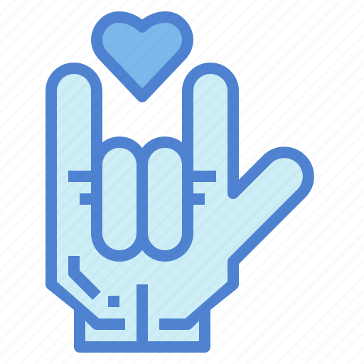 Gestures, hand, heart, love icon - Download on Iconfinder