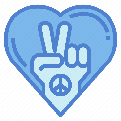 Hand, heart, love, peace icon - Download on Iconfinder