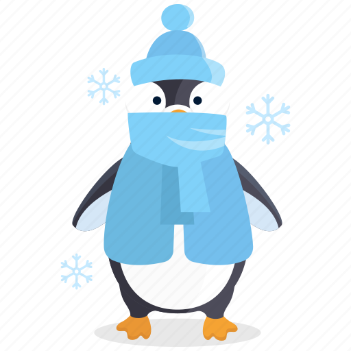 Cold, emoji, emoticon, penguin, smiley, sticker icon - Download on Iconfinder