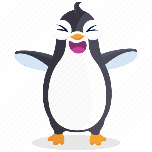 Emoji, emoticon, happy, penguin, smiley, sticker icon - Download on Iconfinder