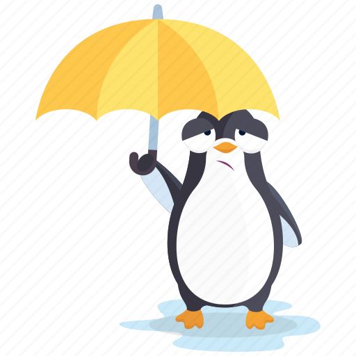 Emoji, emoticon, penguin, smiley, sticker, umbrella, weather icon - Download on Iconfinder
