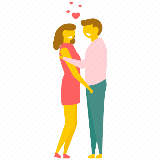 Couple in love, lovers, loving, te amo, valentine day illustration - Download on Iconfinder