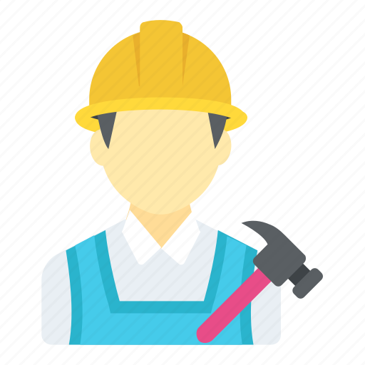 Builder, carpenter, handyman, handyperson, handyworker icon - Download on Iconfinder