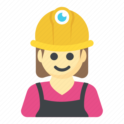 Architect, construction worker, female engineer, labour, worker icon - Download on Iconfinder