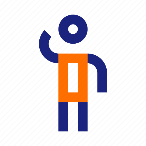 Greetings, hello, human, man, people, person icon - Download on Iconfinder