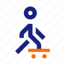 board, man, person, skateboard, skateboarder, urban