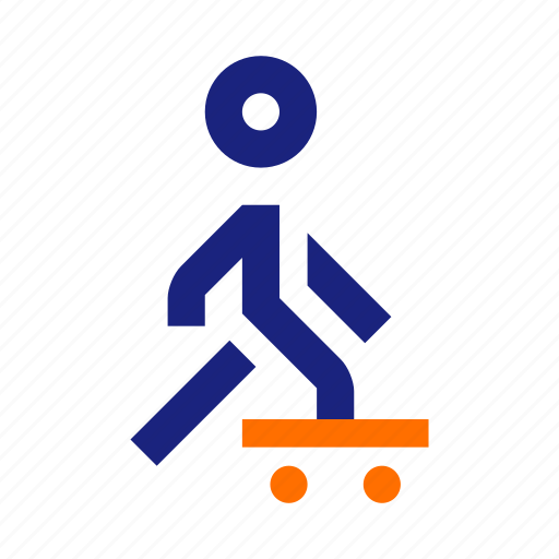 Board, man, person, skateboard, skateboarder, urban icon - Download on Iconfinder