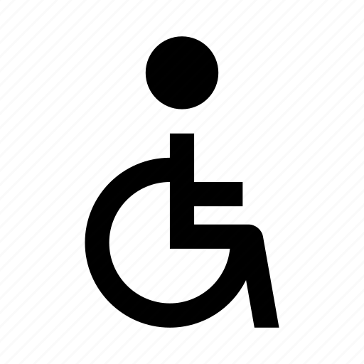 Chair, disabled, human, people, person, profile, wheelchair icon - Download on Iconfinder