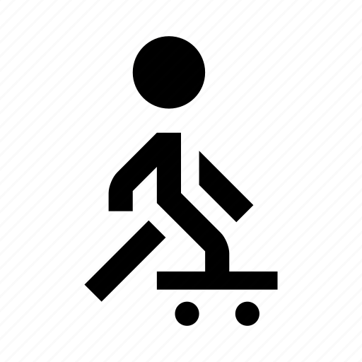 Man, person, skate, skateboard, skateboarder, skating, urban icon - Download on Iconfinder