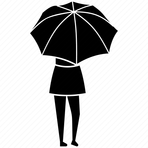 Back pose, back view woman, woman posing, woman under umbrella, young lady icon - Download on Iconfinder