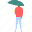 back pose, back view man, man posing, man under umbrella, young guy 
