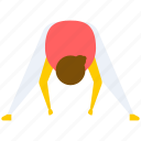 bending yoga, body stretching, forward bending, wide-legged yoga pose, yoga