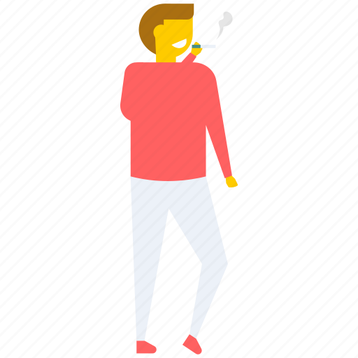 Cigarette smoking, male smoker, smoker, smoking, smoking man icon - Download on Iconfinder