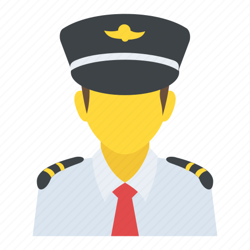 Aircraft pilot, aircrew, airman, captain, pilot icon - Download on Iconfinder