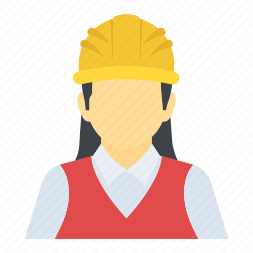Construction worker, engineer, labour, woman architect, worker icon - Download on Iconfinder