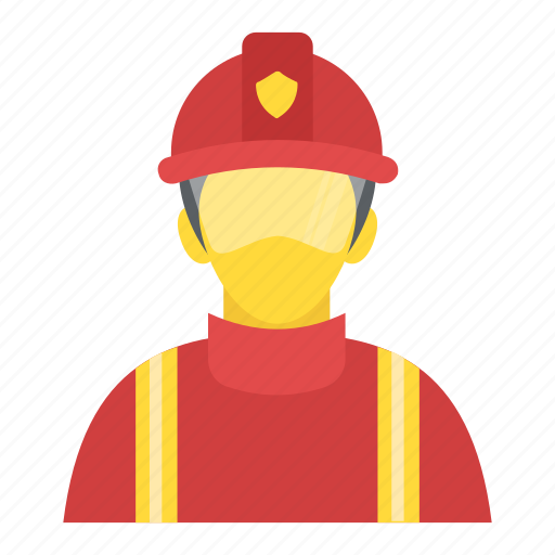 Avatar, conflagration, firefighter, fireman, rescuer icon - Download on Iconfinder
