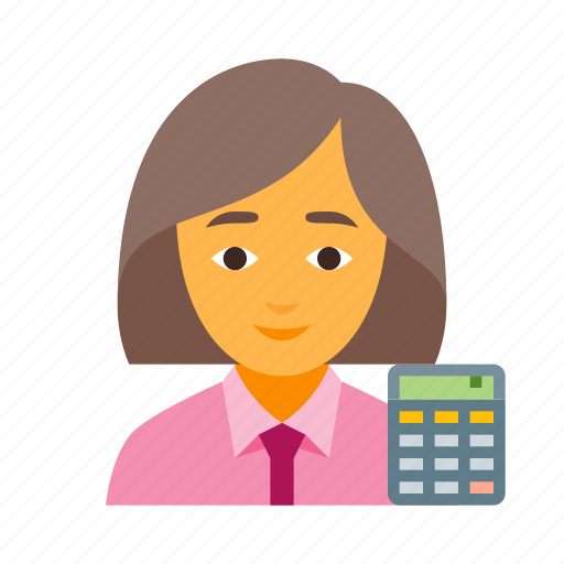 Bookkeeper, female, business, finance, financial, marketing, money icon - Download on Iconfinder