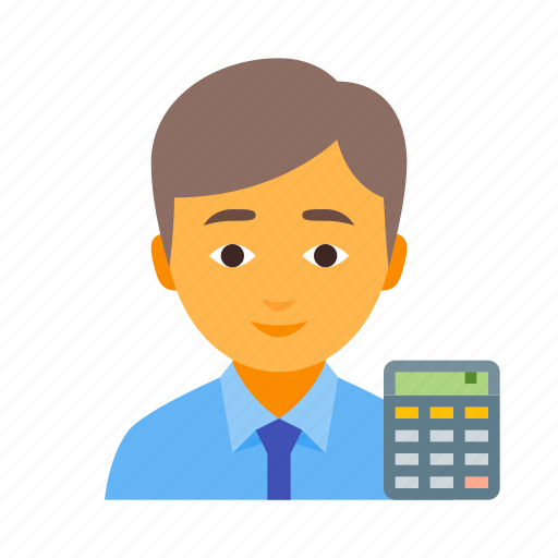 Bookkeeper, male, business, finance, financial, marketing, money icon - Download on Iconfinder