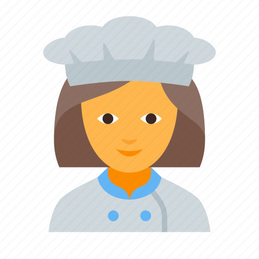 Chef, female, cook, cooking, kitchen, kitchener, restaurant icon - Download on Iconfinder