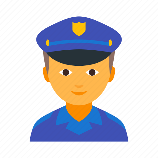 Boy, male, man, officer, police, policeman, cap icon - Download on Iconfinder