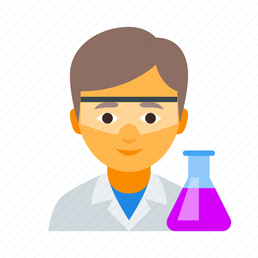 Male, scientist, chemist, chemistry, laborant, medical, vial icon - Download on Iconfinder