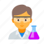 male, scientist, chemist, chemistry, laborant, medical, vial 
