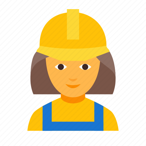 Female, worker, construction, labor, laborer, woman, work icon - Download on Iconfinder