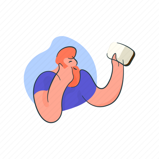 Avatar, man, people, person, read illustration - Download on Iconfinder