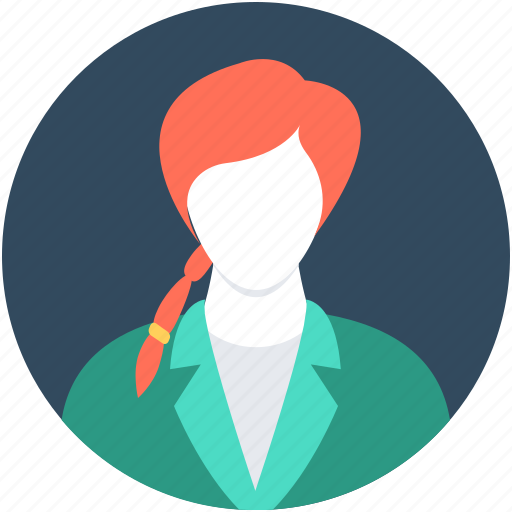 Female, female profile, girl, lady servant, woman icon - Download on Iconfinder