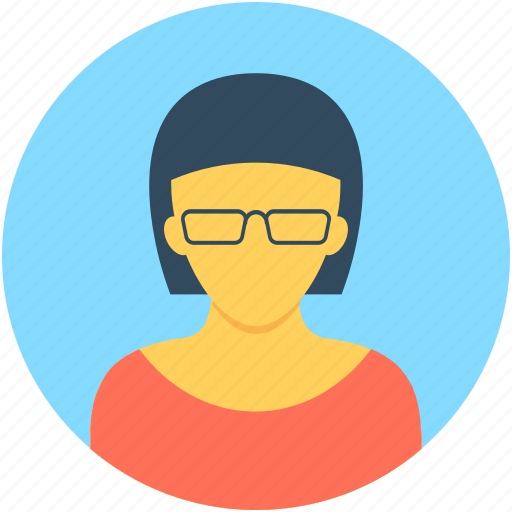 Female teacher, girl, receptionist, teacher, tutor avatar icon - Download on Iconfinder