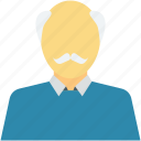 avatar, human, male, old man, senior citizen