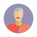avatar, character, man, old, people, person, user