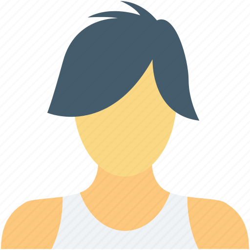 English woman, female, girl, person, profile icon - Download on Iconfinder