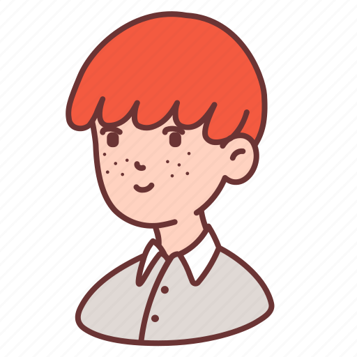 Avatar, boy, freckles, ginger, male, man, people icon - Download on Iconfinder