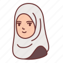 avatar, female, girl, hijab, islam, people, woman