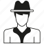 avatar, character, hat, person, profile, uniform, worker 