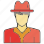avatar, face, hat, human, people, person, profile 