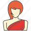 avatar, face, people, person, profile, user, woman 