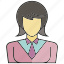 avatar, business woman, face, human, people, person, woman 